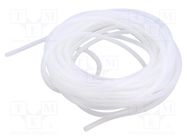 Hose; silicone; 4mm; -60÷180°C; food industry PNEUMAT