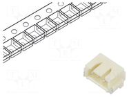 Connector: wire-board; socket; male; PIN: 3; XH; 3A; 250V; horizontal JST