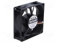 Fan: DC; axial; 5VDC; 80x80x25mm; 49.8m3/h; 23dBA; ball; 2350rpm SANYO DENKI