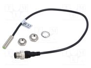 Sensor: inductive; OUT: NPN / NO; 0÷1.5mm; 10÷30VDC; M8; IP67; 200mA AUTONICS