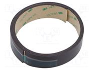 Tape: magnetic; W: 25mm; L: 1m; Thk: 1.55mm; rubber; -40÷71°C; 7.6N/cm 3M