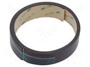 Tape: magnetic; W: 25mm; L: 1m; Thk: 1.55mm; caoutchouc; -40÷71°C 3M