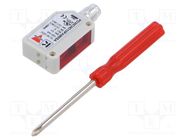 Sensor: photoelectric; Range: 1m; PNP / NO + NC; Usup: 10÷30VDC CARLO GAVAZZI