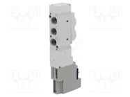 Electromagnetic valve; 1.5÷7bar; 5/2 monostable; aluminium; IP65 SMC