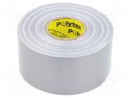 Tape: duct; W: 48mm; L: 25m; Thk: 0.23mm; silver; natural caoutchouc ANTICOR
