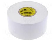 Tape: duct; W: 48mm; L: 25m; Thk: 0.25mm; white; natural caoutchouc ANTICOR