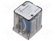 Relay: electromagnetic power; DPDT; Ucoil: 220VDC; 62.32; plug-in FINDER