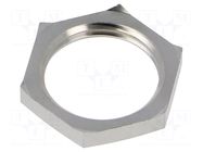 Nut; with earthing; M20; lead free; brass; Thread: metric LAPP