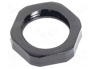 Nut; Lock nut (plastic); Thread: PG13,5 HARTING