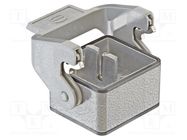 Enclosure: for HDC connectors; Han Modular Twin; with latch HARTING