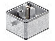 Enclosure: for HDC connectors; Han Modular Twin; for latch HARTING