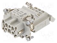 Connector: HDC; contact insert; female; Han E® AV; PIN: 6; 6+PE 