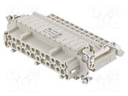 Connector: HDC; contact insert; female; Han E® AV; PIN: 24; 24+PE HARTING