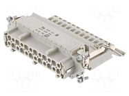 Connector: HDC; contact insert; female; Han E® AV; PIN: 24; 24+PE HARTING