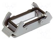 Enclosure for connectors: HDC; size 16B; Han Hv E®; IP65 HARTING