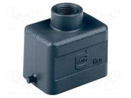 Enclosure for connectors: HDC; size 6B; for cable; Han® M; PG13,5 HARTING