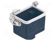 Enclosure for connectors: HDC; size 6B; for cable; Han® M; IP65 HARTING