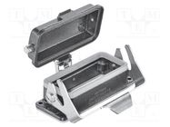 Enclosure: for HDC connectors; Han® M; size 16B; zinc alloy; IP65 