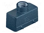 Enclosure for connectors: HDC; size 16B; for cable; Han® M; high HARTING