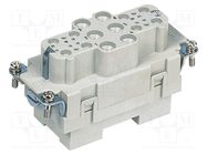 Connector: HDC; contact insert; female; Han-Com®,Han® K; size 16B 