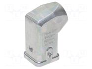 Enclosure for connectors: HDC; size 3A; for cable; for latch; EMC HARTING