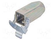 Enclosure for connectors: HDC; size 3A; for cable; with latch HARTING