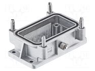 Enclosure for connectors: HDC; size 10B; Han® B,Han® EMC; IP65 HARTING