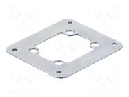 Mounting adapter; Han Yellock 30 Adapter Plate HARTING