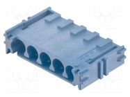 connector Han-Yellock module M-c, blue HARTING