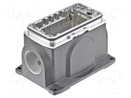 Han Yellock 60HSM 1xM32 with bulkhead h. HARTING