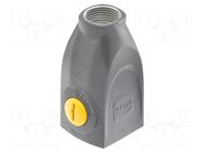 Enclosure for connectors: HDC; Gland: M25 HARTING