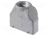 Enclosure for connectors: HDC; Type: high; Gland: M50 HARTING