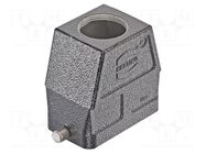 Enclosure for connectors: HDC; size 10B; for cable; Han® M; high HARTING