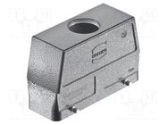 Enclosure: for HDC connectors; Han® M; size 24B; zinc alloy; IP65 HARTING