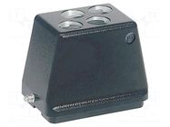 Enclosure for connectors: HDC; size 48B (2 x 24B); for cable HARTING