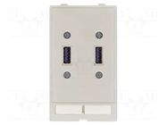 Data module (2x USB) HARTING