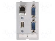 Data module (RJ45; USB; 2XSUB-D9,mm) HARTING