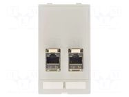 Data module (2x RJ45) HARTING