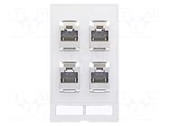 Data module (4x RJ45) HARTING