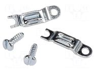 Cable holder; DIN-Power cable clamp set HARTING
