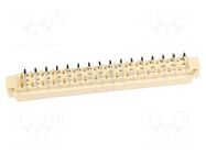 Connector: DIN 41612; socket; male; PIN: 32; angled 90°; 6A; THT; a+c HARTING