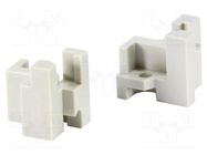Mounting clamp; DIN-Power fixing bracket B right HARTING