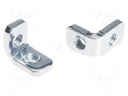 Mounting clamp; DIN-Power fixing bracket HARTING