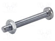 DIN-Power locking screw M2,5 x 20 