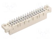 Connector: DIN 41612; socket; female; PIN: 32; straight; 2A; THT; a+b HARTING