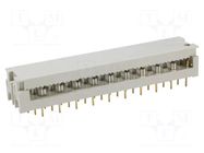 Connector: IDC; PIN: 40; SEK Low Profile; straight; THT; 2.54mm HARTING