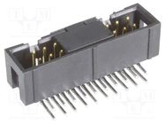 Connector: IDC; male; PIN: 20; angled 90°; THT; Contacts ph: 2.54mm HARTING