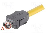 Connector: ix Industrial; plug; ix Industrial®; female; PIN: 10; A HARTING