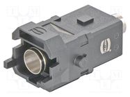 HARTING connector Han 1A-M12-m D-coded, latch HARTING