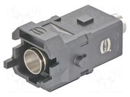 HARTING connector Han 1A-M12-m D-coded, latch HARTING